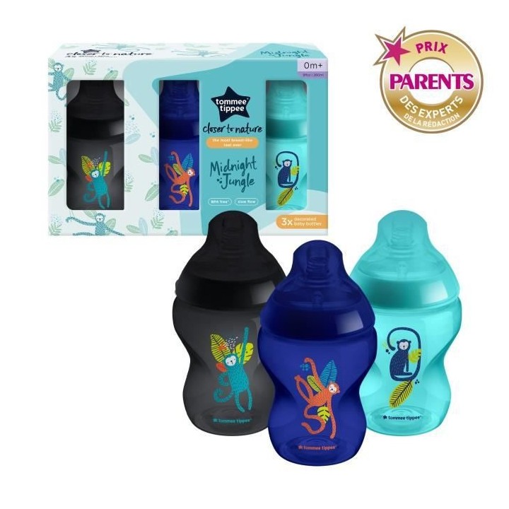 Tommee Tippee - Biberons Closer to Nature - Tétine Imitant le Sein Ma