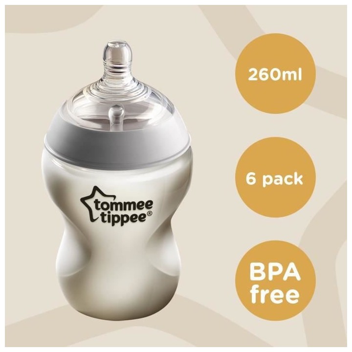 Tommee Tippee - Biberons Closer to Nature - Tétine Imitant le Sein Ma