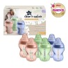 TOMMEE TIPPEE - Lot de 6 biberons Closer to Nature - Tétine valve Anti-Colique - 260ml - Multicolore