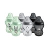 Tommee Tippee - Lot de 6 biberons Closer to Nature - Tétine valve Anti-Colique - 260ml - Chouette et Panda