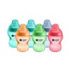 Tommee Tippee - Lot de 6 biberons Closer to Nature - Tétine valve Anti-Colique - 260ml - Multicolore