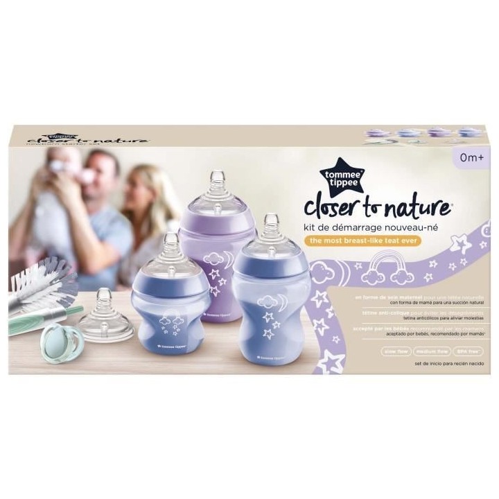 Tommee Tippee - Biberons Coffret Naissance Closer to Nature , Tétine