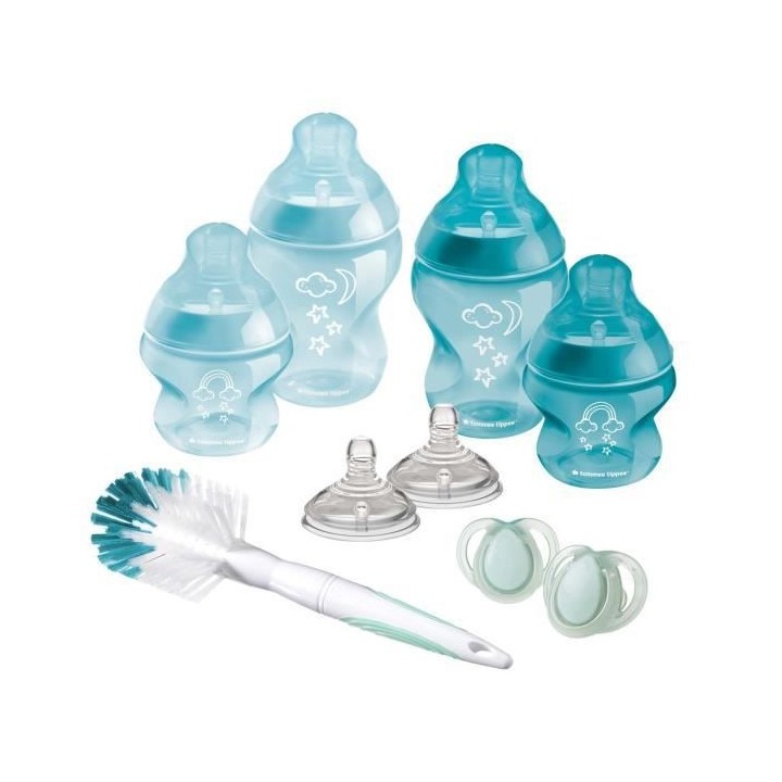 Tommee Tippee - Kit Naissance Biberons Anti-Colique Avancé - Tétine