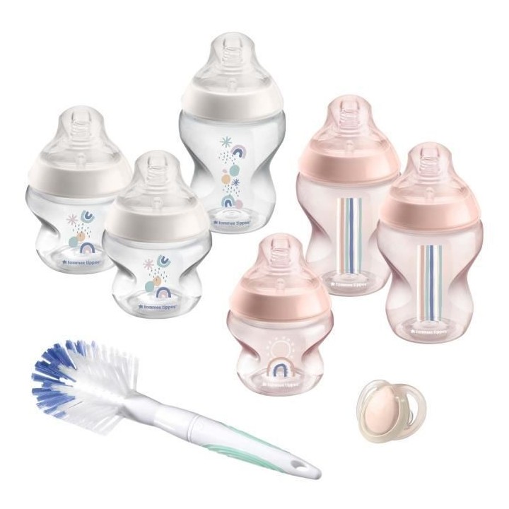 Tommee Tippee - Biberons Coffret Naissance Closer to Nature - Tétine