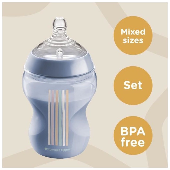 Tommee Tippee Biberons Coffret Naissance Closer to Nature - Tétine An
