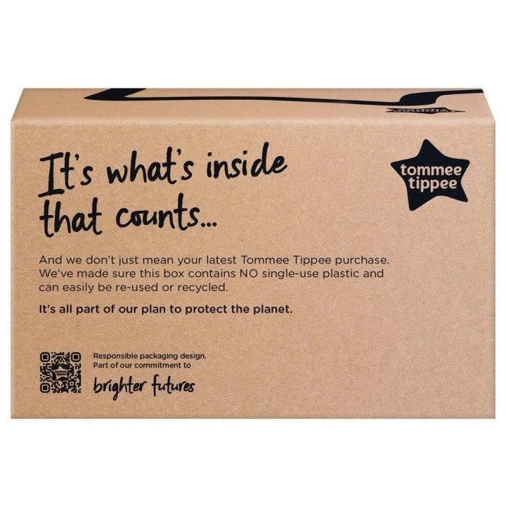 Tommee Tippee Biberons Coffret Naissance Closer to Nature - Tétine An