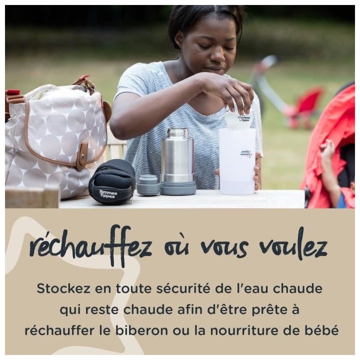 Tommee Tippee Closer To Nature Thermos Chauffe Biberon Voyage