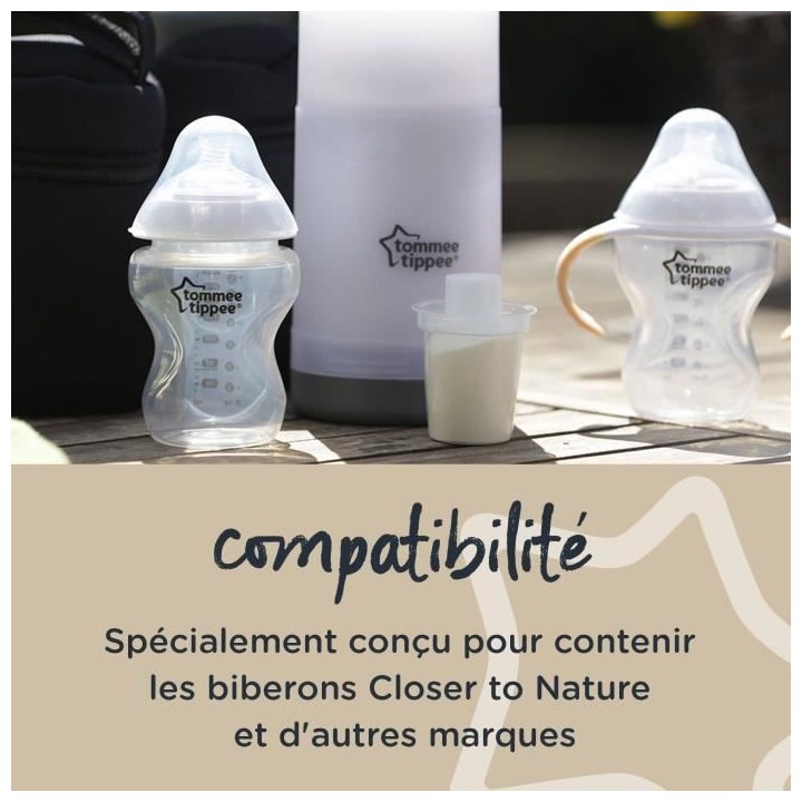 Tommee Tippee Closer To Nature Thermos Chauffe Biberon Voyage