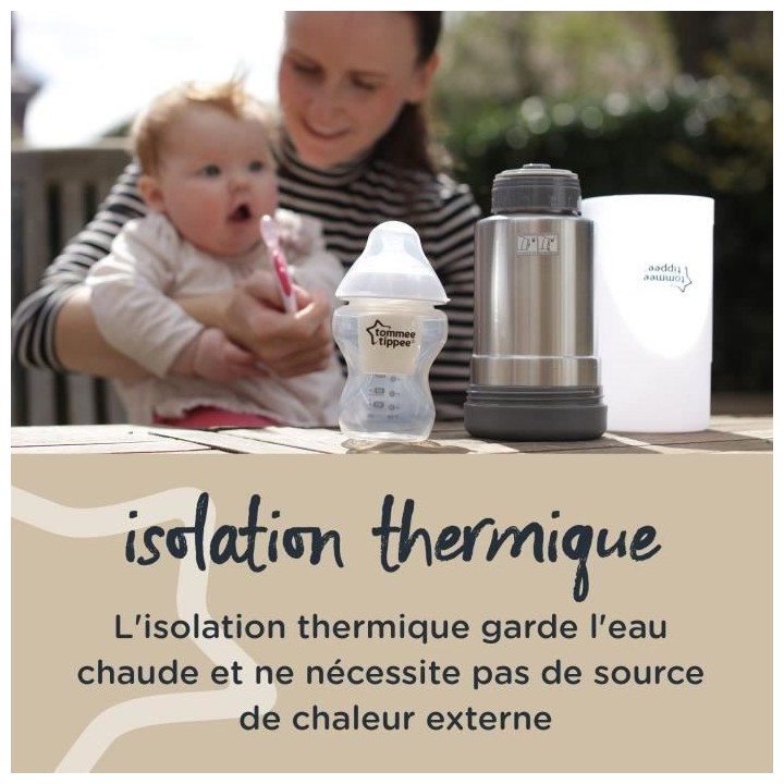 Tommee Tippee Closer To Nature Thermos Chauffe Biberon Voyage