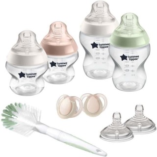 TOMMEE TIPPEE Biberon Kit Naissance Closer to Nature, Transparent