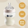 TOMMEE TIPPEE Biberon Kit Naissance Closer to Nature, Transparent