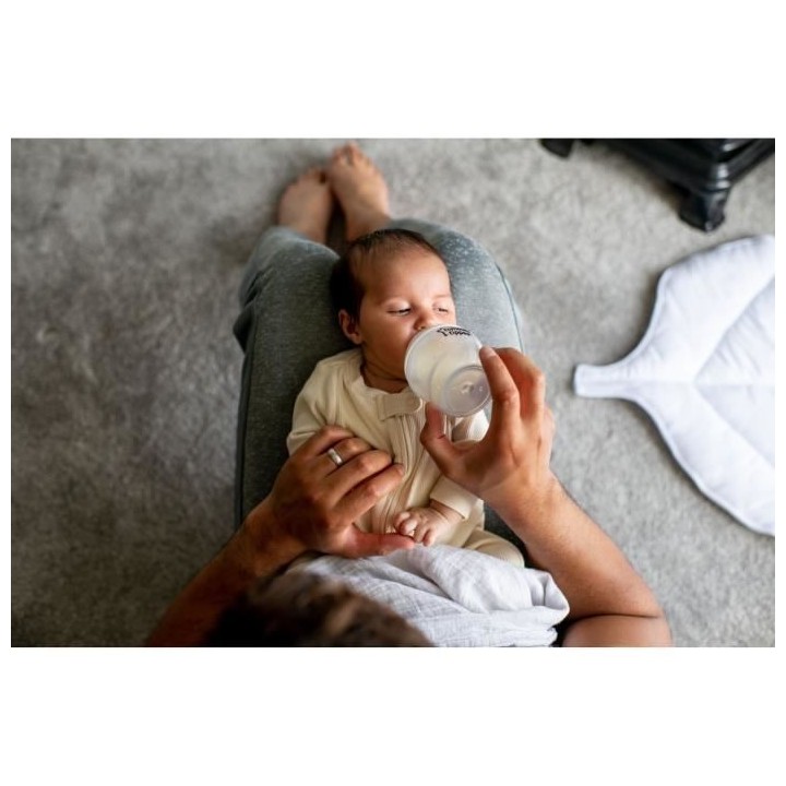 TOMMEE TIPPEE Tétines de Biberon Closer to Nature, Débit Moyen, 6 Mo