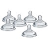 Tommee Tippee - Lot de 6 tétines de Biberon Anti-Colique Avancé - Débit Rapide - 6 Mois+