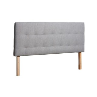 Tete de lit AGADIR - Couchage 140x190 cm - Tissu beige - L 152 x P 8 x