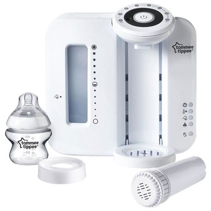 TOMMEE TIPPEE Perfect Prep Préparateur de Biberons, Blanc