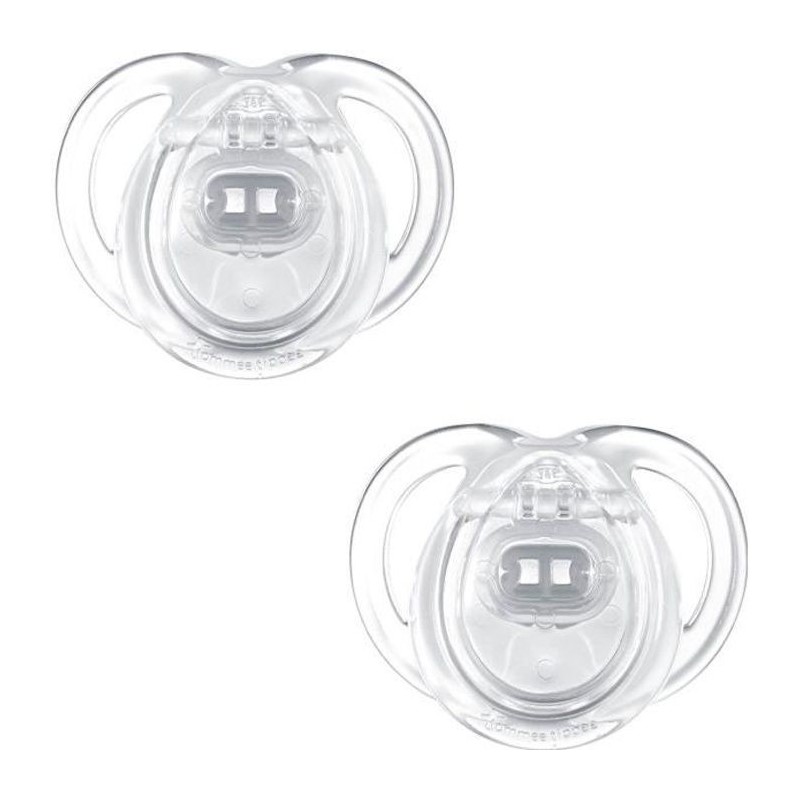 Tommee Tippee Sucette Anytime 0-6m Deux Pandas Bleu Lot de 2