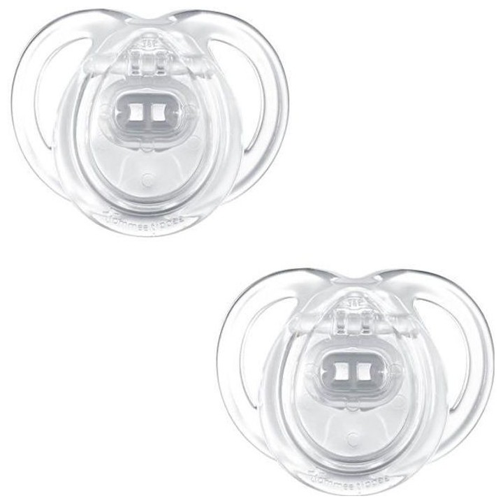 Tommee Tippee Sucette Anytime 0-6m Deux Pandas Bleu Lot de 2