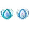 Tommee Tippee Sucette Anytime 0-6m Deux Pandas Bleu Lot de 2