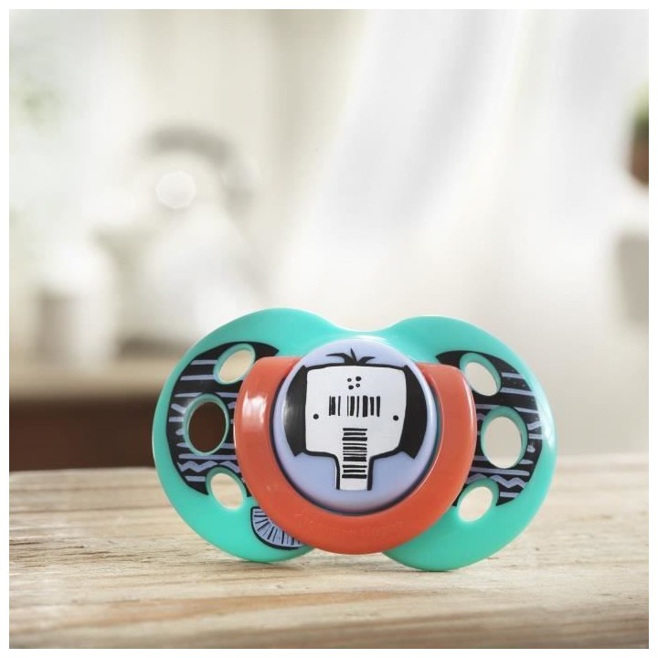 TOMMEE TIPPEE Sucette Fun - Lot de 6 - 18 - 36 mois