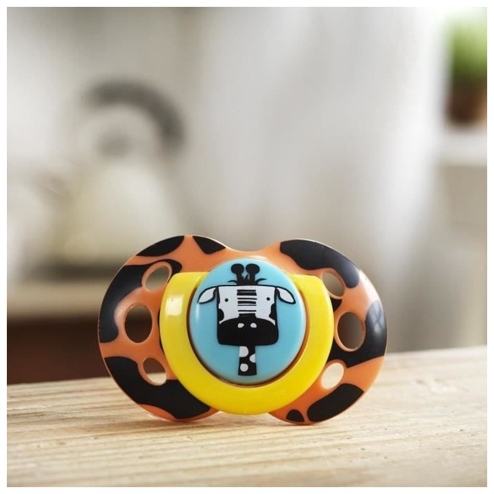 TOMMEE TIPPEE Sucette Fun - Lot de 6 - 18 - 36 mois