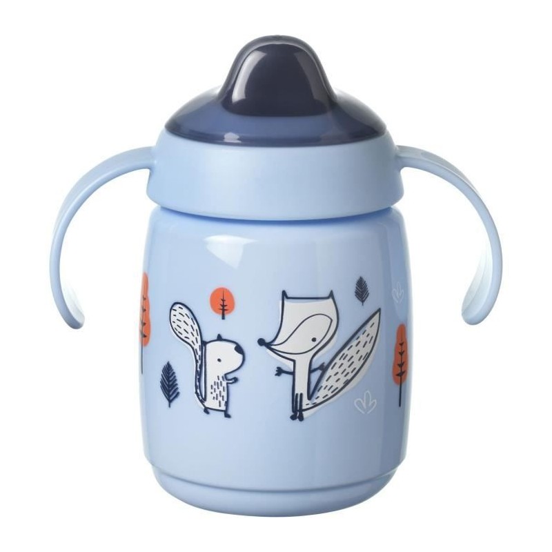 Tommee Tippee - Tasse d'apprentissage a bec - 6 mois et plus - 300ml - Bleu