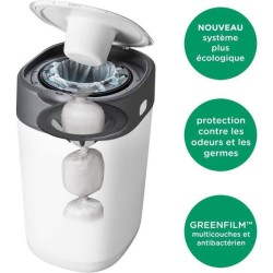 TOMMEE TIPPEE Recharges de poubelle a couches pour Twist & Click et Sangenic TEC x18