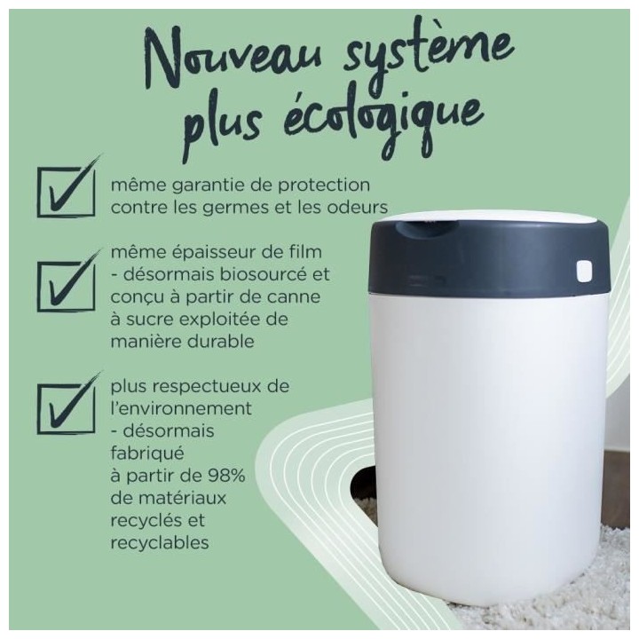 TOMMEE TIPPEE Bac a couches Twist & click Blanc FFP