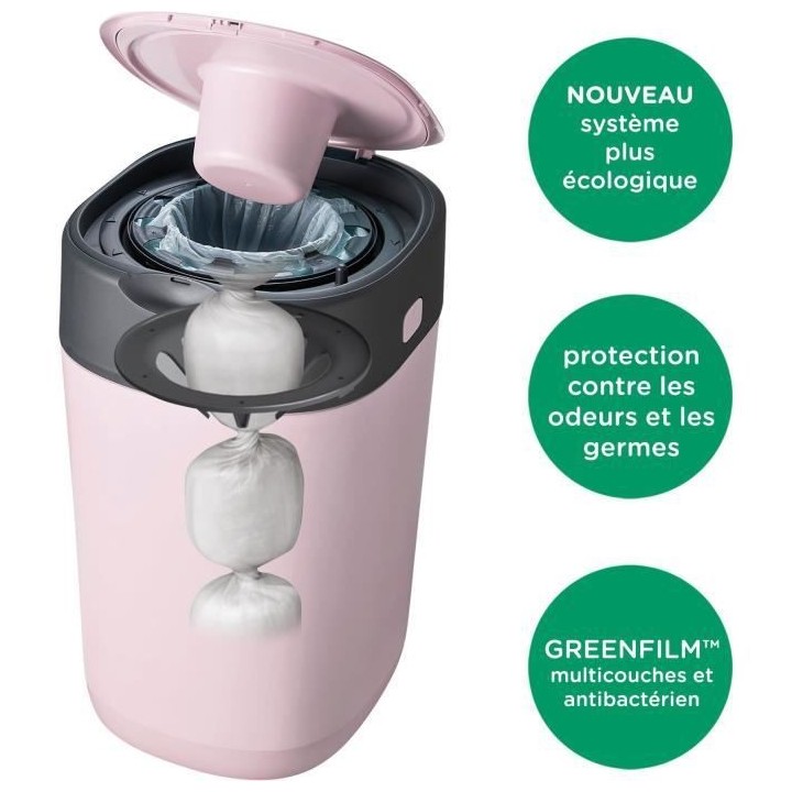 TOMMEE TIPPEE Bac a couches Twist & click Rose FFP