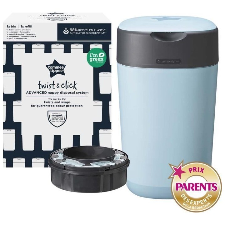 TOMMEE TIPPEE Bac a couches Twist & click Bleu FFP