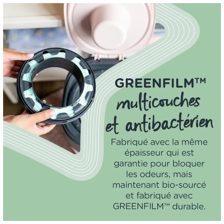 TOMMEE TIPPEE Recharges Poubelle a Couches Twist & Click avec GREENFIL
