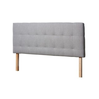 Tete de lit AGADIR - Couchage 160x200 cm - Tissu beige - L 172 x P 8 x