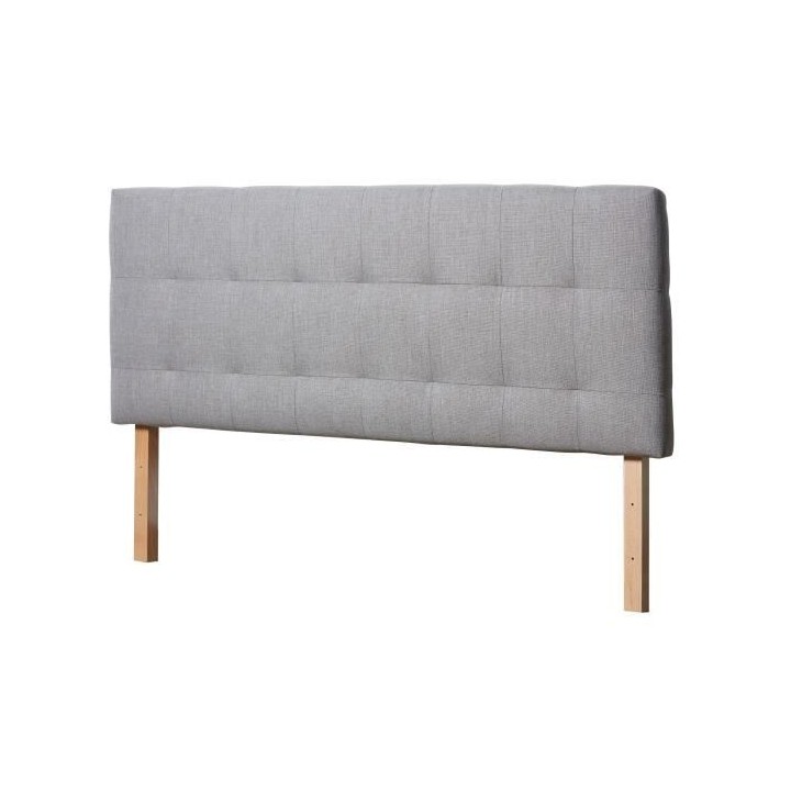 Tete de lit AGADIR - Couchage 160x200 cm - Tissu beige - L 172 x P 8 x