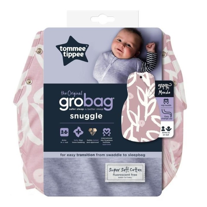 TOMMEE TIPPEE Gigoteuse Bébé The Original Grobag - Taille 3 a 9 Mois