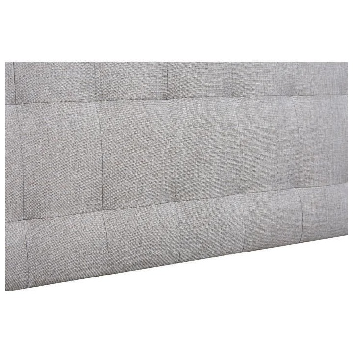 Tete de lit AGADIR - Couchage 160x200 cm - Tissu beige - L 172 x P 8 x