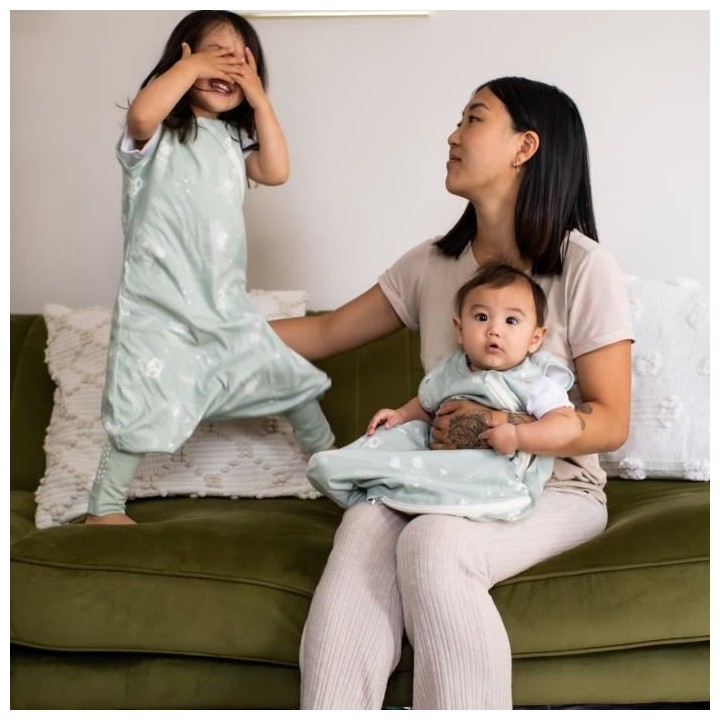 Tommee Tippee - Gigoteuse a Jambes Steppee - Original Grobag vert saug