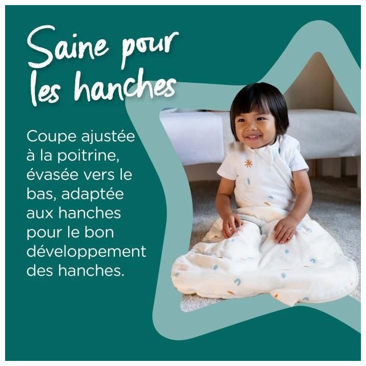 Tommee Tippee - Gigoteuse a Jambes Steppee - Original Grobag vert saug