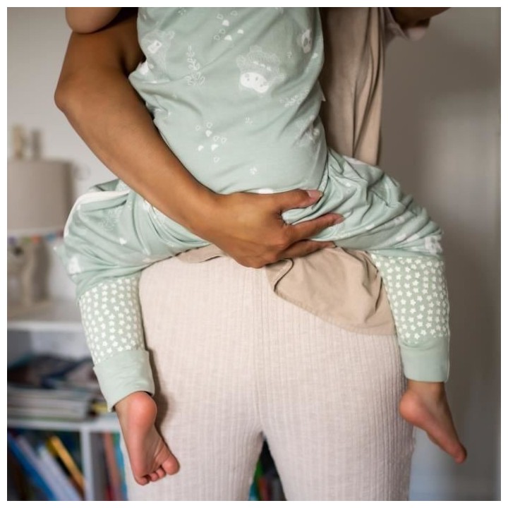 Tommee Tippee - Gigoteuse a Jambes Steppee - Original Grobag vert saug