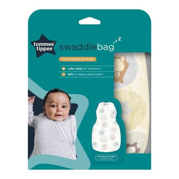 Tommee Tippee - Gigoteuse d'Emmaillotage - Grobag Original - Tissu Dou