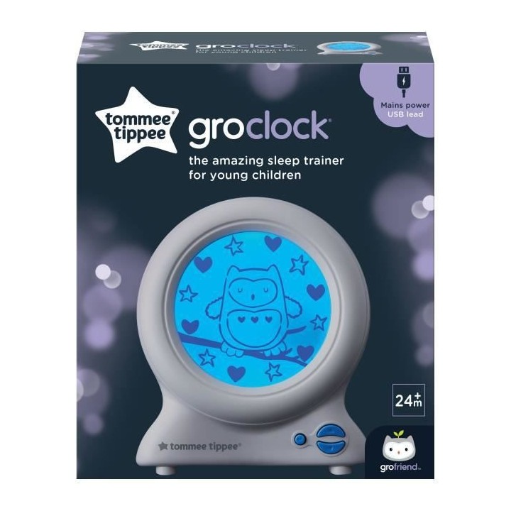TOMMEE TIPPEE Réveil Éducatif Groclock, Réveil et Veilleuse pour Je