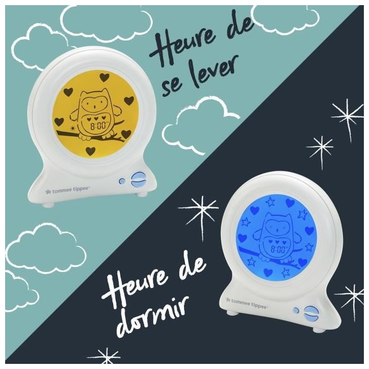 TOMMEE TIPPEE Réveil Éducatif Groclock, Réveil et Veilleuse pour Je