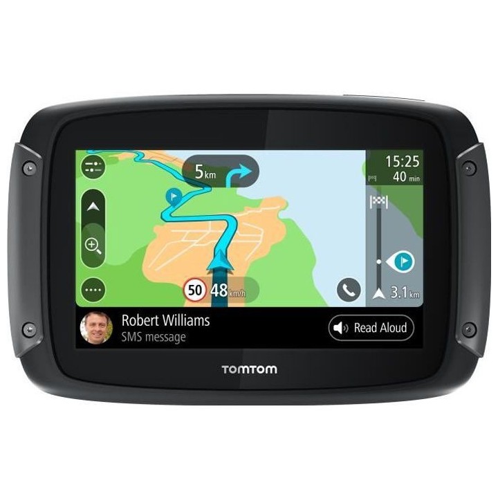 TomTom Rider 50 - GPS moto 4,3'', cartographie Europe 24, Wi-Fi intég