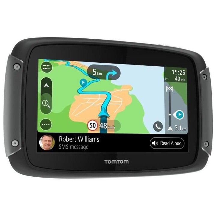TomTom Rider 50 - GPS moto 4,3'', cartographie Europe 24, Wi-Fi intég