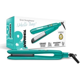 TONI&GUY TGST3009E - Lisseur Hello Day - Plaques céramique et tourmal