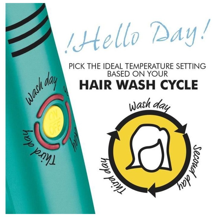 TONI&GUY TGST3009E - Lisseur Hello Day - Plaques céramique et tourmal