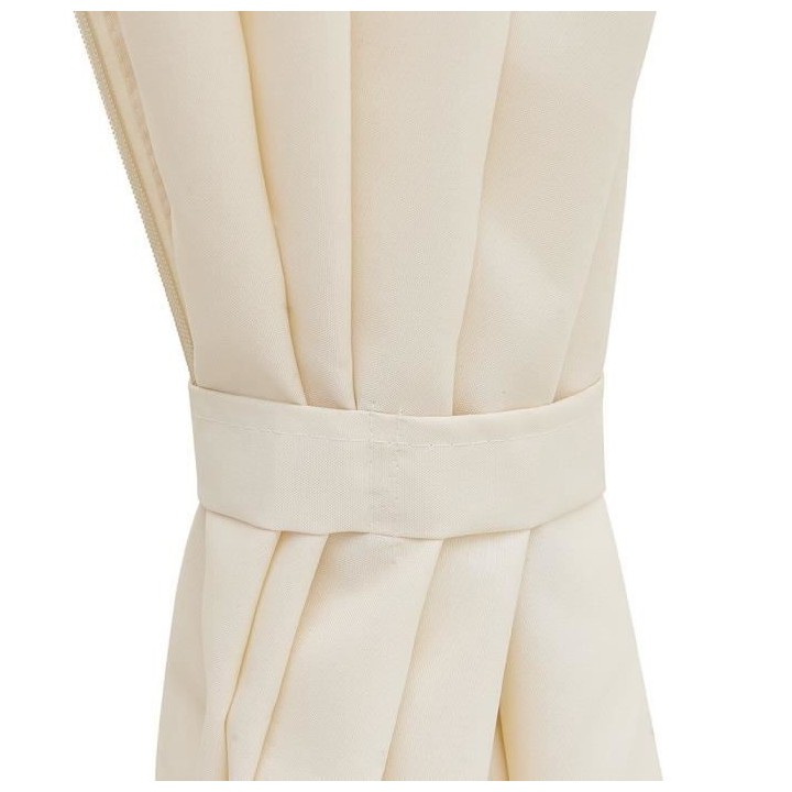 Gazebo - 3 x 6 m - Avec Rideaux - Structure Acier & Toile Polyester -