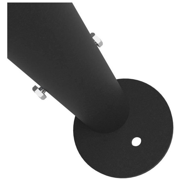 Tonnelle de jardin Hector en acier avec toit en toile grise - L296 x P