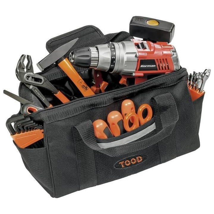 TOOD Sac porte outils 34 cm avec poches