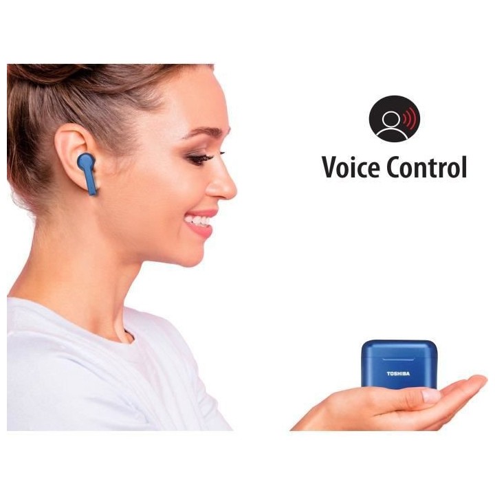 TOSHIBA RZE-BT750EL- Ecouteurs True Wireless intra auriculaire Bluetoo