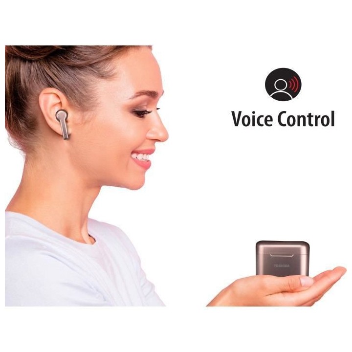 TOSHIBA RZE-BT750EPN- Ecouteurs True Wireless intra auriculaire Blueto
