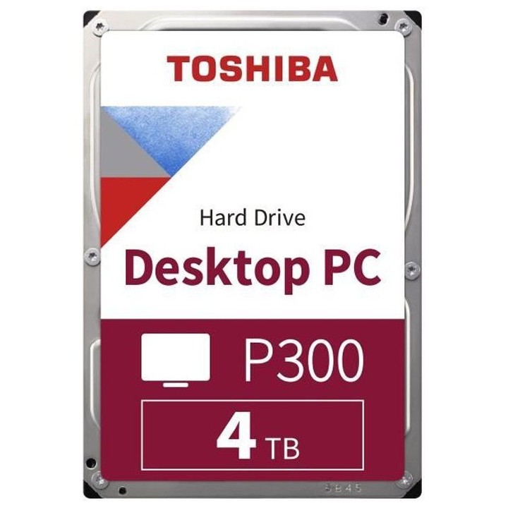 TOSHIBA - Disque dur Interne - P300 - 4To - 5400 tr/min - 3.5 (Bulk) (